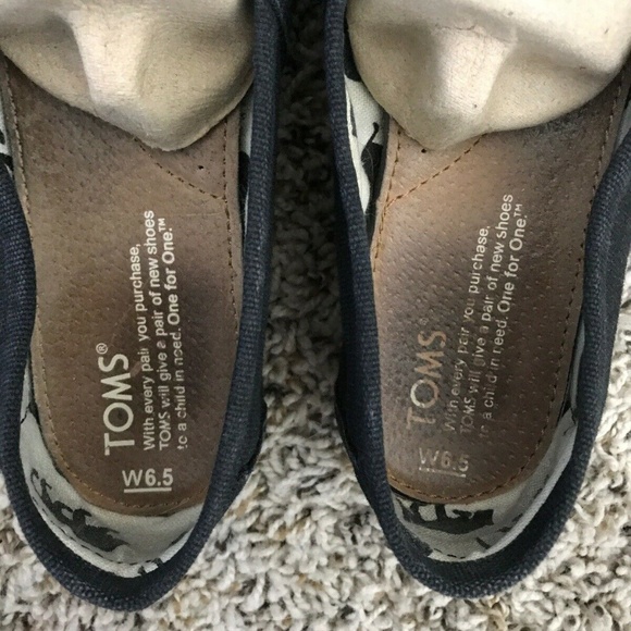 Toms Women's Black Suede Shoes US Size W 6.5 - Picture 4 of 4